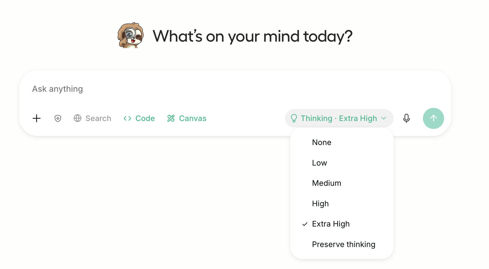 Qwen3.8 Thinking and Preserved Thinking UI controls
